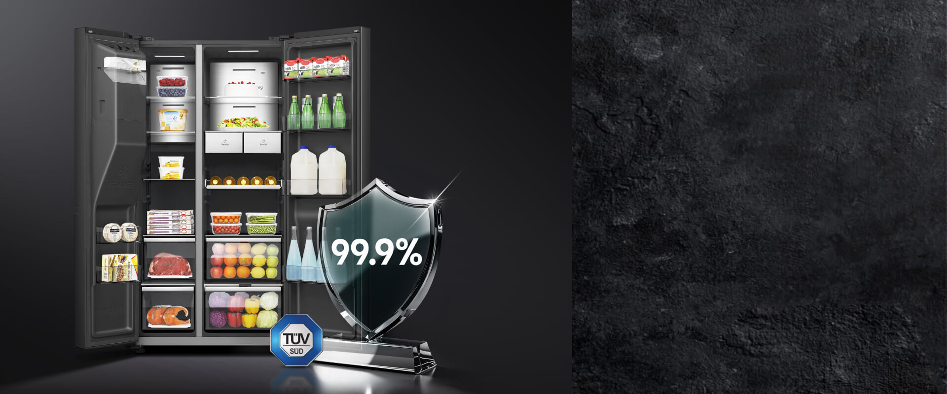 Уничтожение до 99,9% бактерий