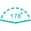 Угол обзора 178°