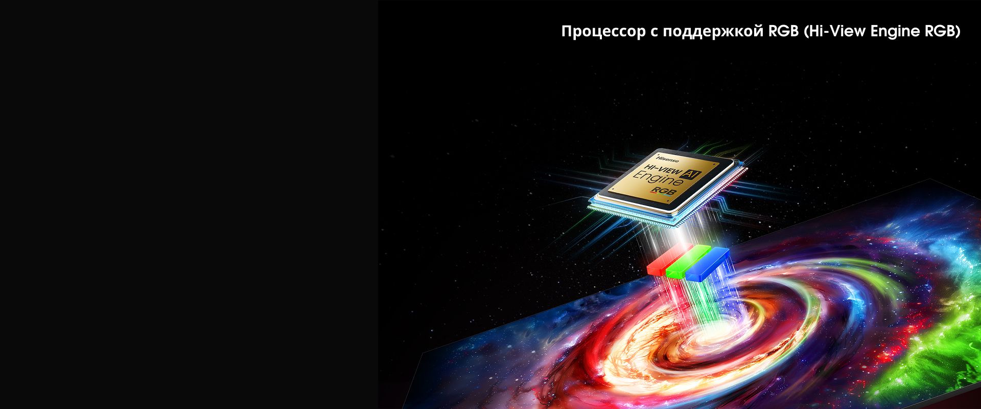 Самый мощный ИИ-процессор Hisense для синхронизации цвета и яркости